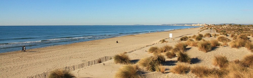 Les plages immenses de Camargue