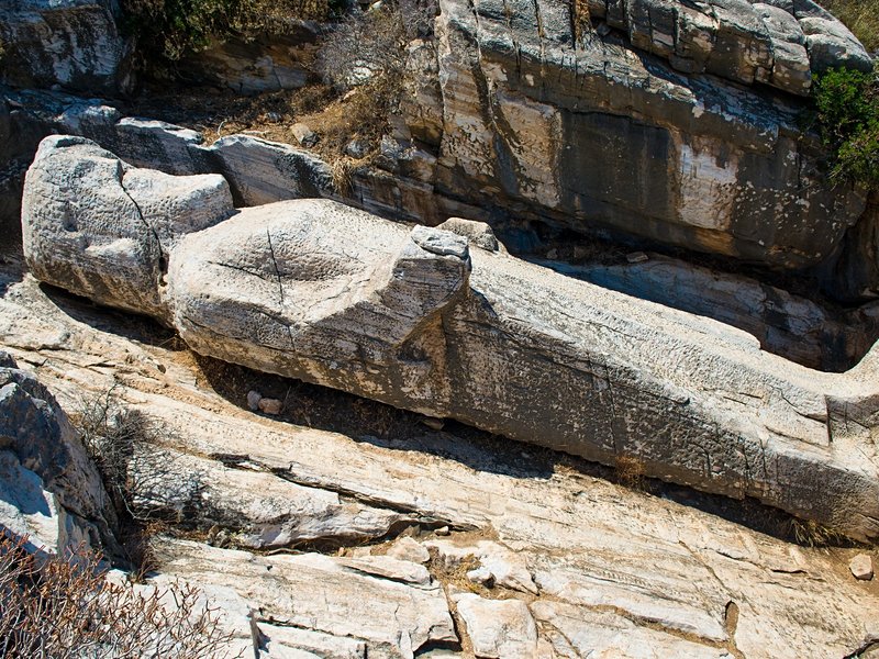 Les Kouros colossaux de Naxos