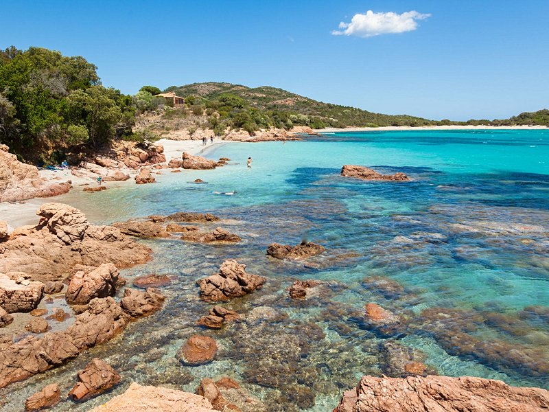 La plage de Rondinara, Bonifacio