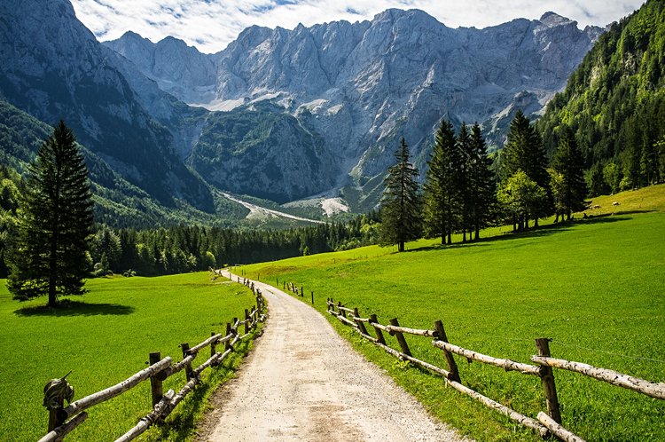 Le village de Jezersko