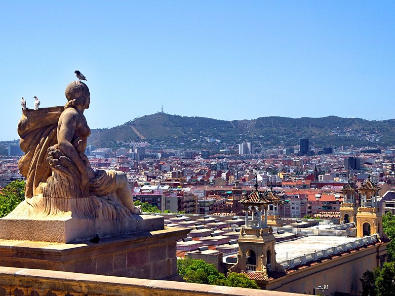 La colline de Montjuic