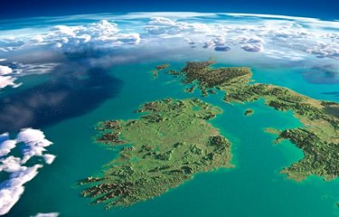L'Irlande, vue du ciel