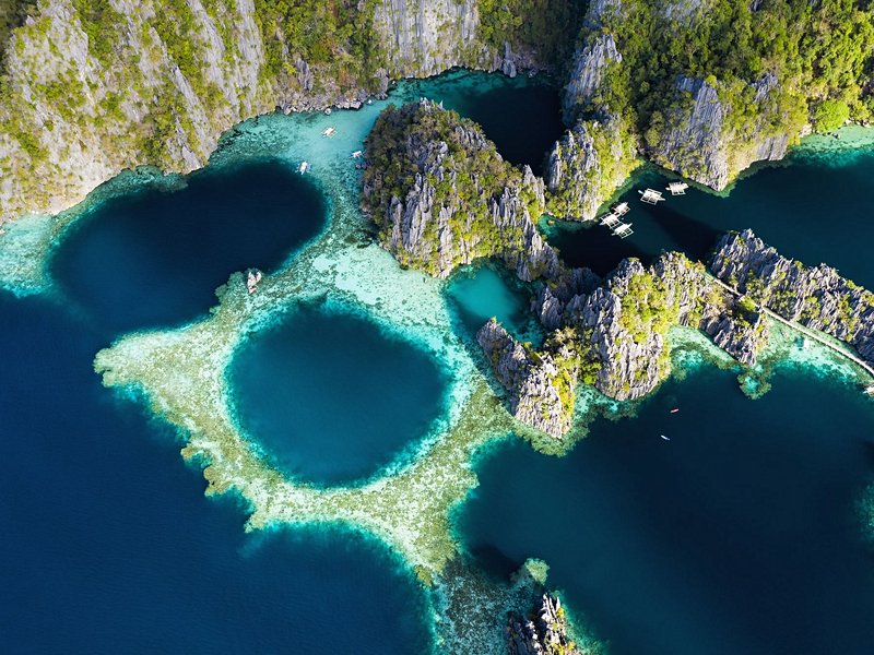 Voguer sur le Twin Lagoon