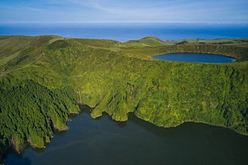 La Caldeirao Lagoa Funda et les lacs jumeaux