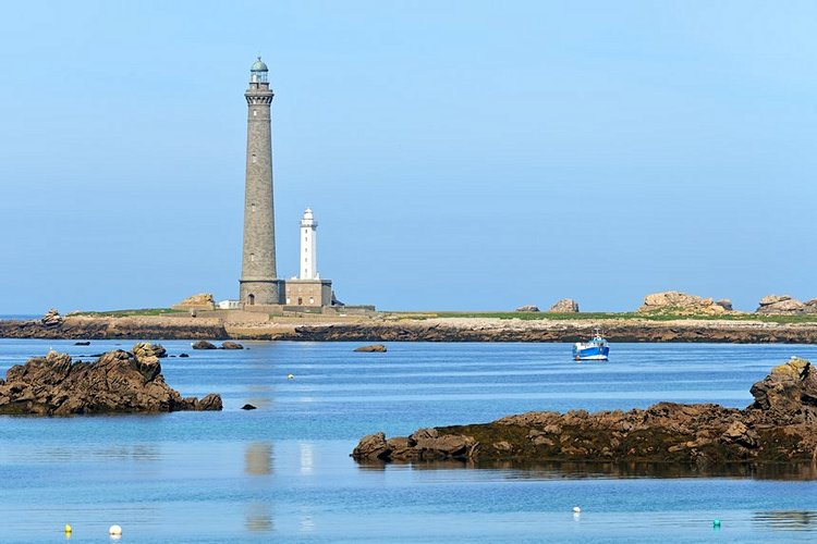L'île Vierge et ses deux phares, Plouguerneau