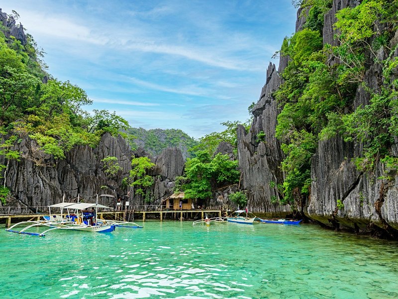 Nager dans un lac thermocline au lac Barracuda