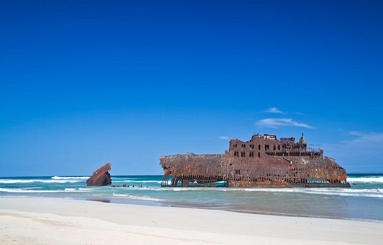 L'épave du Cabo Santa Maria sur l'île de Boa Vista