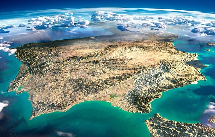 Le Portugal, vue du ciel
