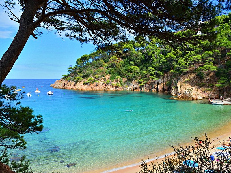 La cala Aiguablava à Begur