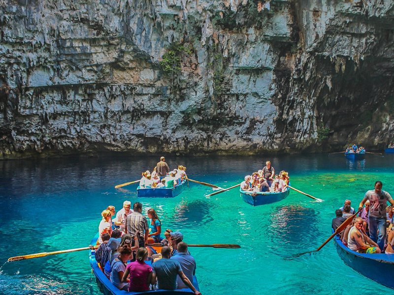 La grotte de Drogarati et le lac souterrain de Melissani