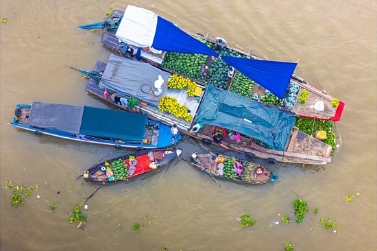Marché flottant de Cai Rang
