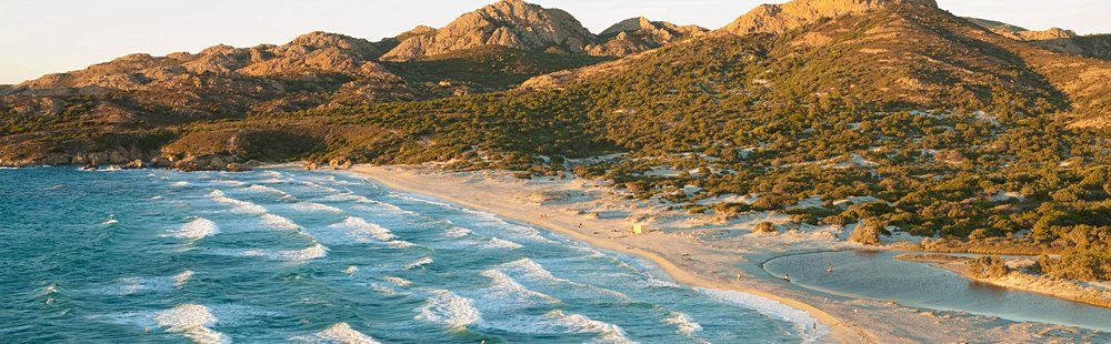 La plage de l’Ostriconi, désert des Agriates