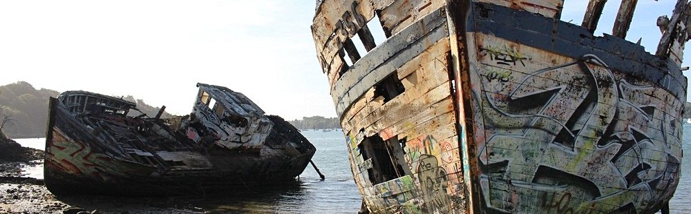 Le cimetière de bateaux de Quelmer