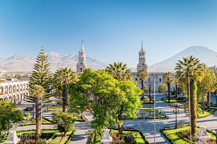 La Plaza de Armas d'arquipa