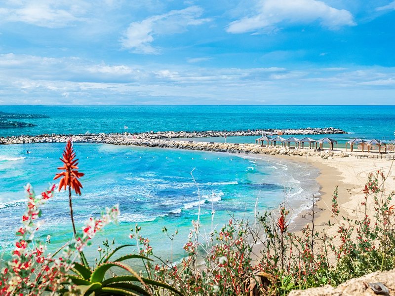 Plage du Hilton, Tel-Aviv, Méditerranée