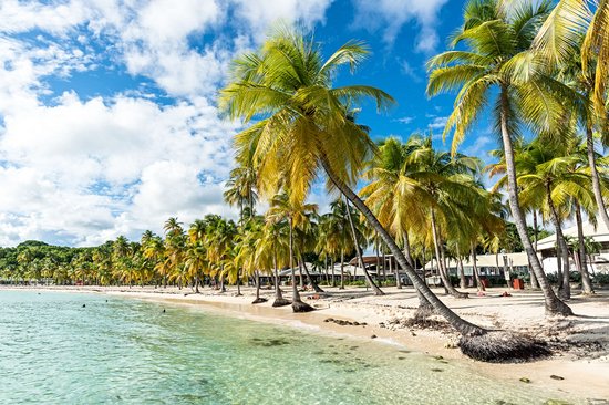 La plage de la Caravelle à Sainte-Anne