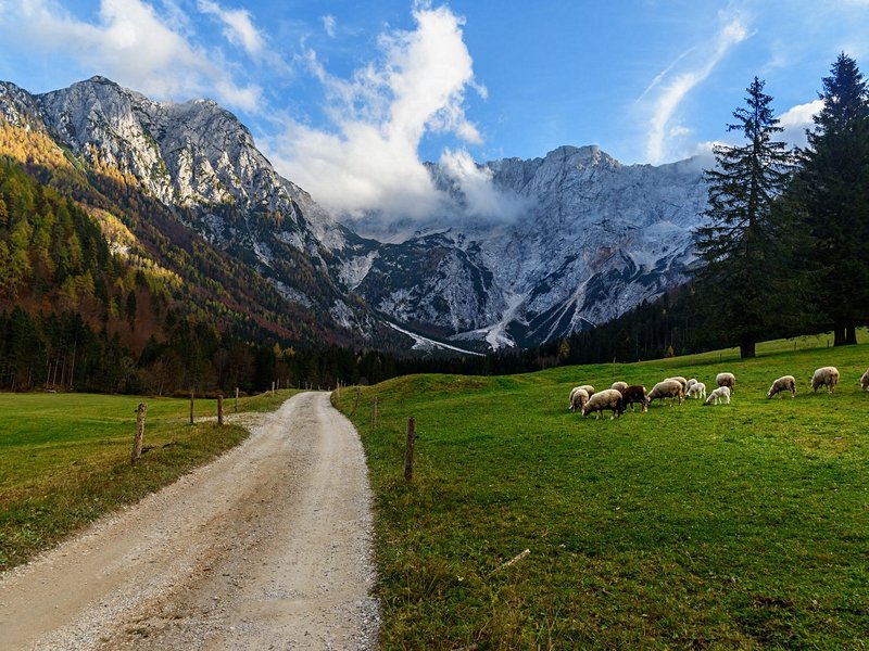 Le village de Jezersko