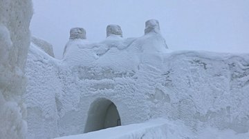 Le château de neige de Kemi