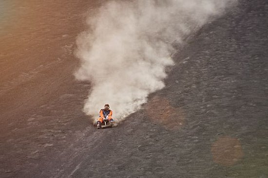 Descendre en luge le volcan Cerro Negro