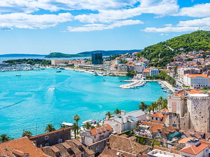 Split et le village de Trogir