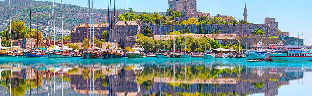 Le centre-ville de Bodrum