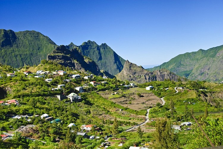 Le village de Cilaos