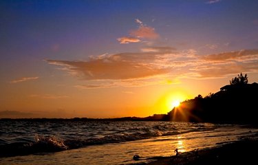 Coucher de soleil sur les îles Caicos