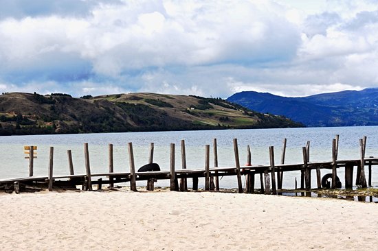 Playa blanca au lac de Tota