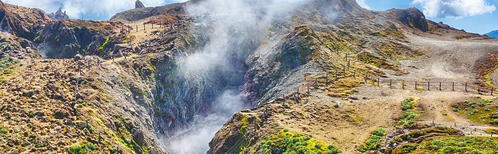 Le volcan de la Soufrière