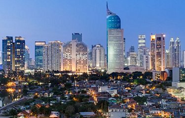 Le centre ville de Jakarta 