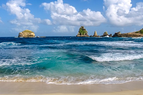 La Grande Anse des Salines sur la Pointe des Châteaux