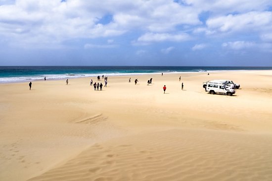Plage de Santa Monica, île de Boa Vista
