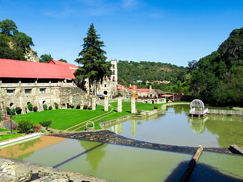 Le village Huasca de Ocampo