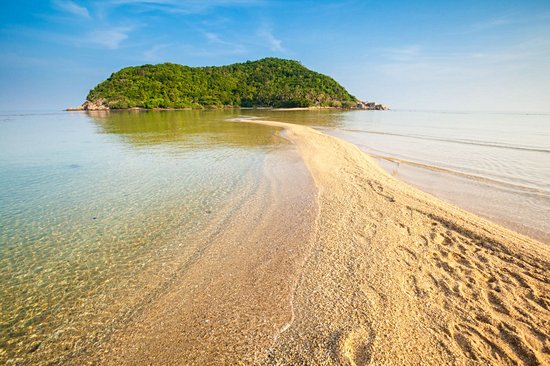 La plage de Mae Haad à Koh Pha Ngan