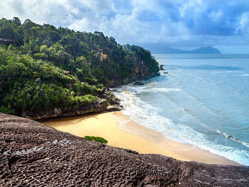Les plages du Bako National Park à Bornéo