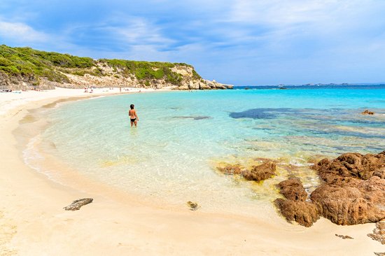 La plage du Grand Sperone, Bonifacio