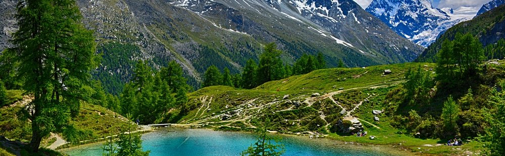 Arolla et son lac bleu