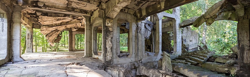 Les ruines de Westerplatte, Gdansk