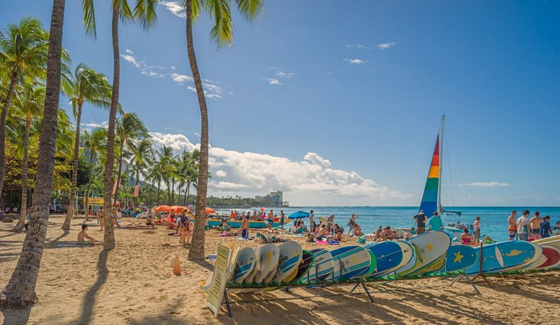 plage Waikiki Beach - Oahu