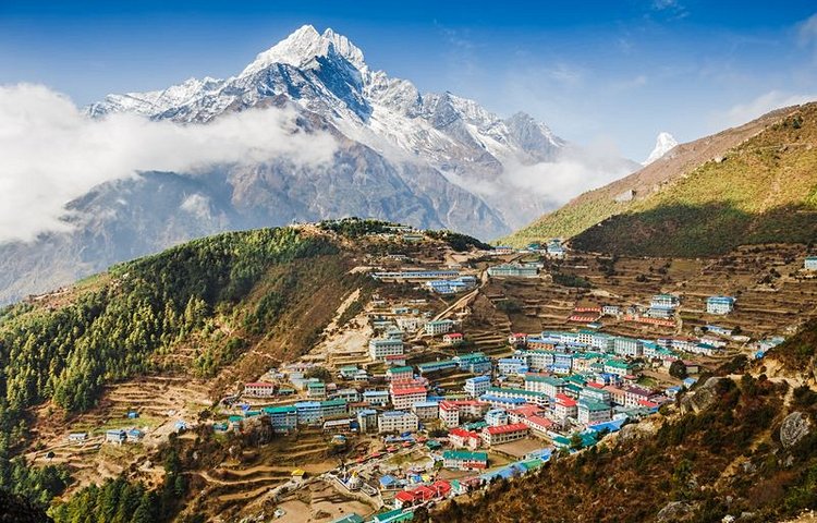 Vue sur Namche Bazar