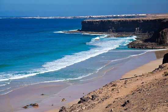 La piste des falaises de El Cotillo