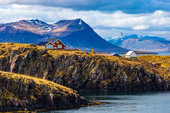 La bibliothèque de l'eau de Stykkisholmur