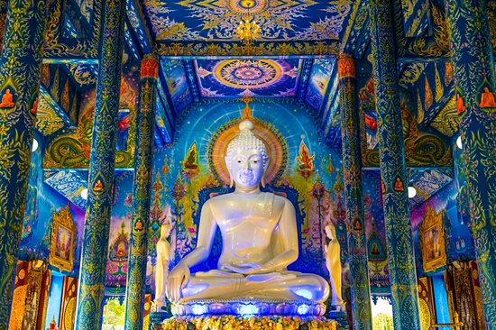 Wat Rong Suea Ten – le Temple Bleu