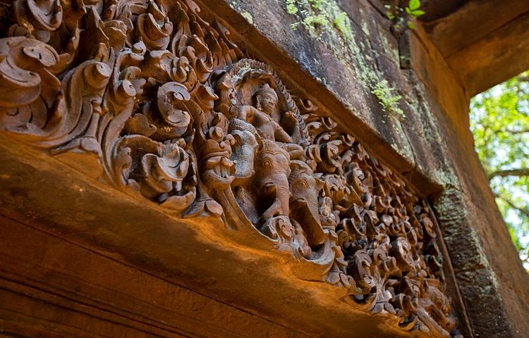 Les vestiges du temple Vat Phou