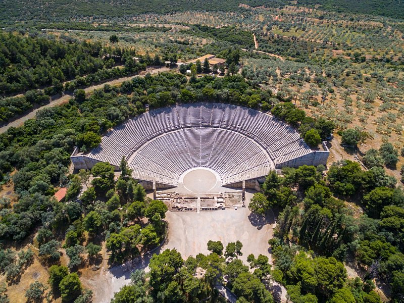 L’Asclépiéion et le Théâtre d'Épidaure