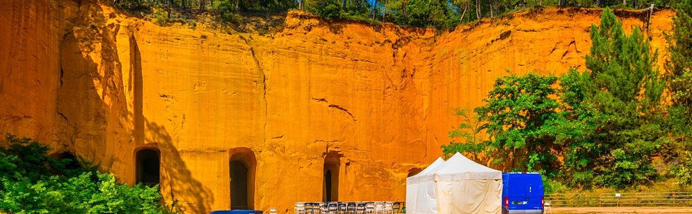 Les mines d'ocre de Bruoux