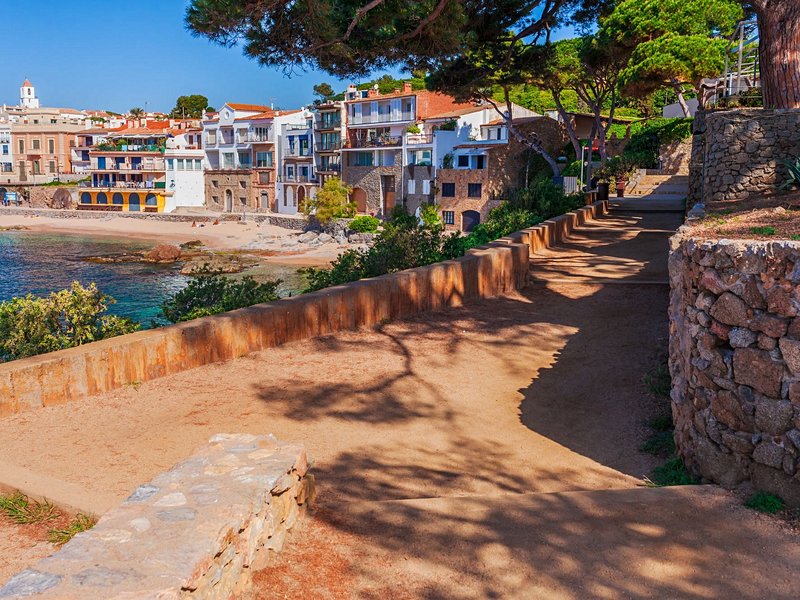 La plage de Calella de Palafrugell