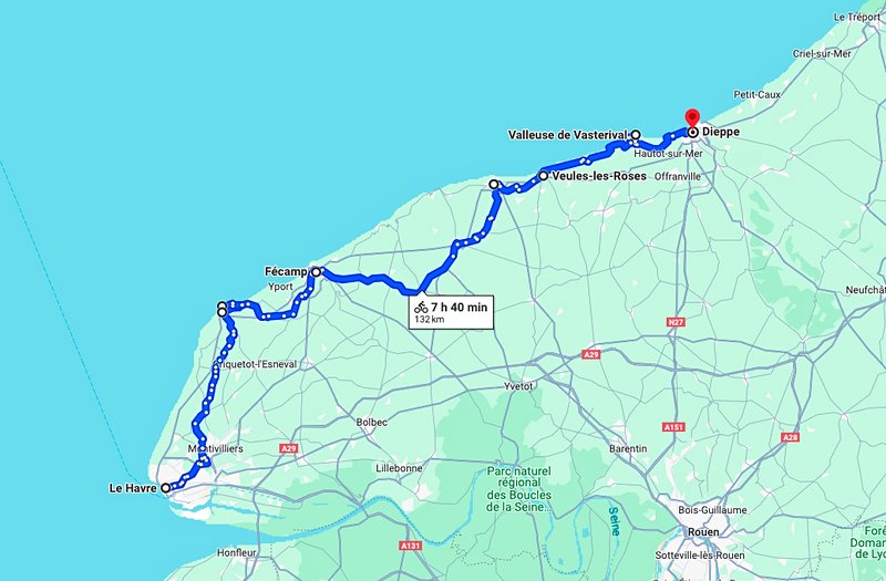 itineraire Normandie 4 jours