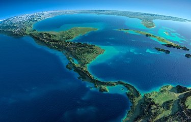 Le Costa Rica, vue du ciel