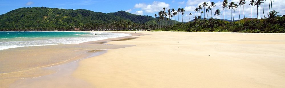 La plage de Nacpan près d’El Nido à Palawan